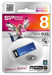 8 GB Silicon Power Touch 835 Blue